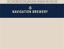 Tablet Screenshot of navigationbrewery.com